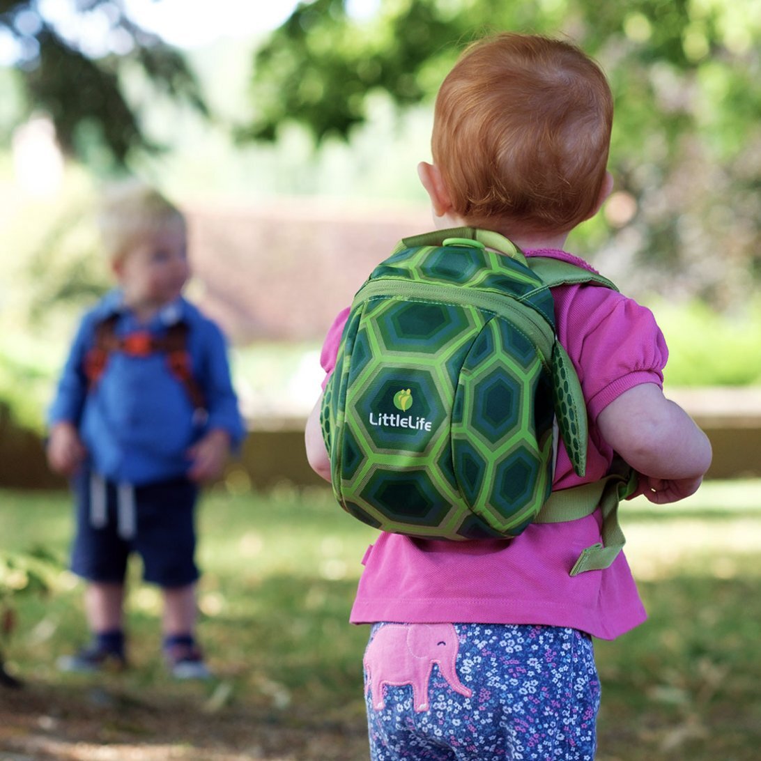 LittleLife Dětský batoh s bezpečnostním vodítkem Turtle 2 l