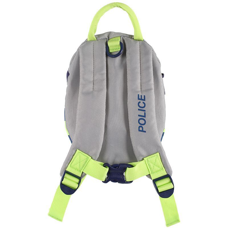 LittleLife Reflexní batoh s bezpečnostním vodítkem Emergency service Toddler Backpack police 2 l
