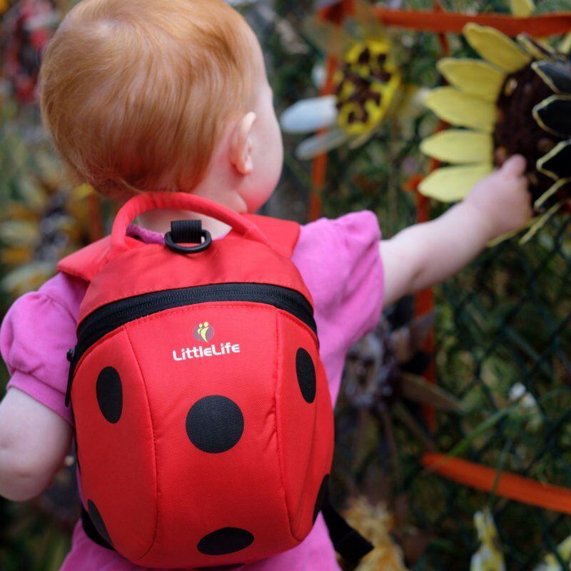 LittleLife Dětský batoh s bezpečnostním vodítkem beruška 2 l