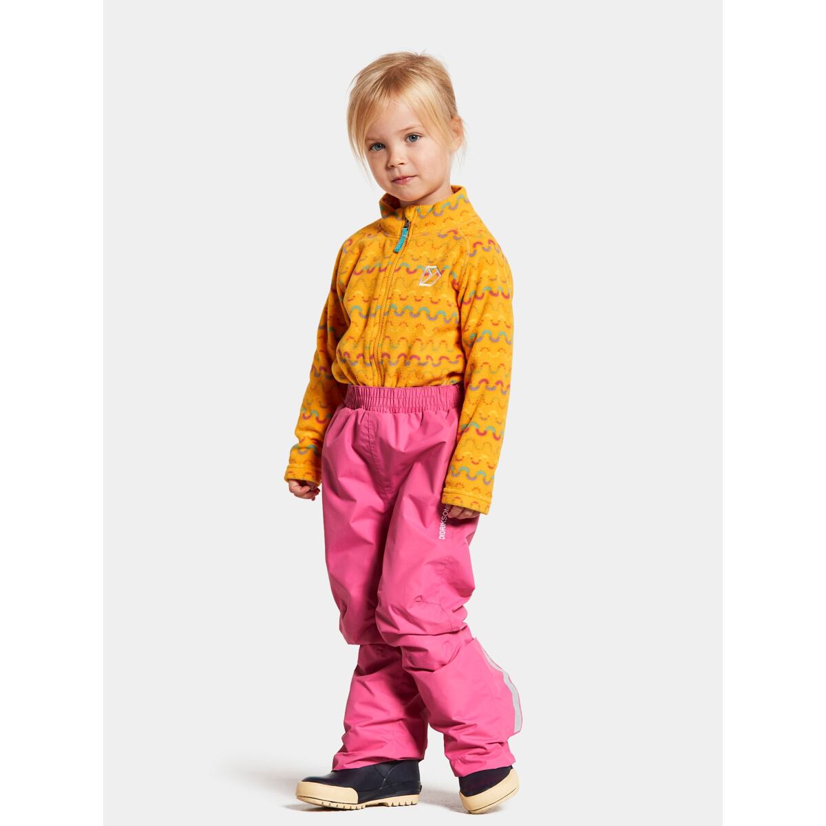 Didriksons Dětské nepromokavé kalhoty Idur sweet pink - ROSTOUCÍ