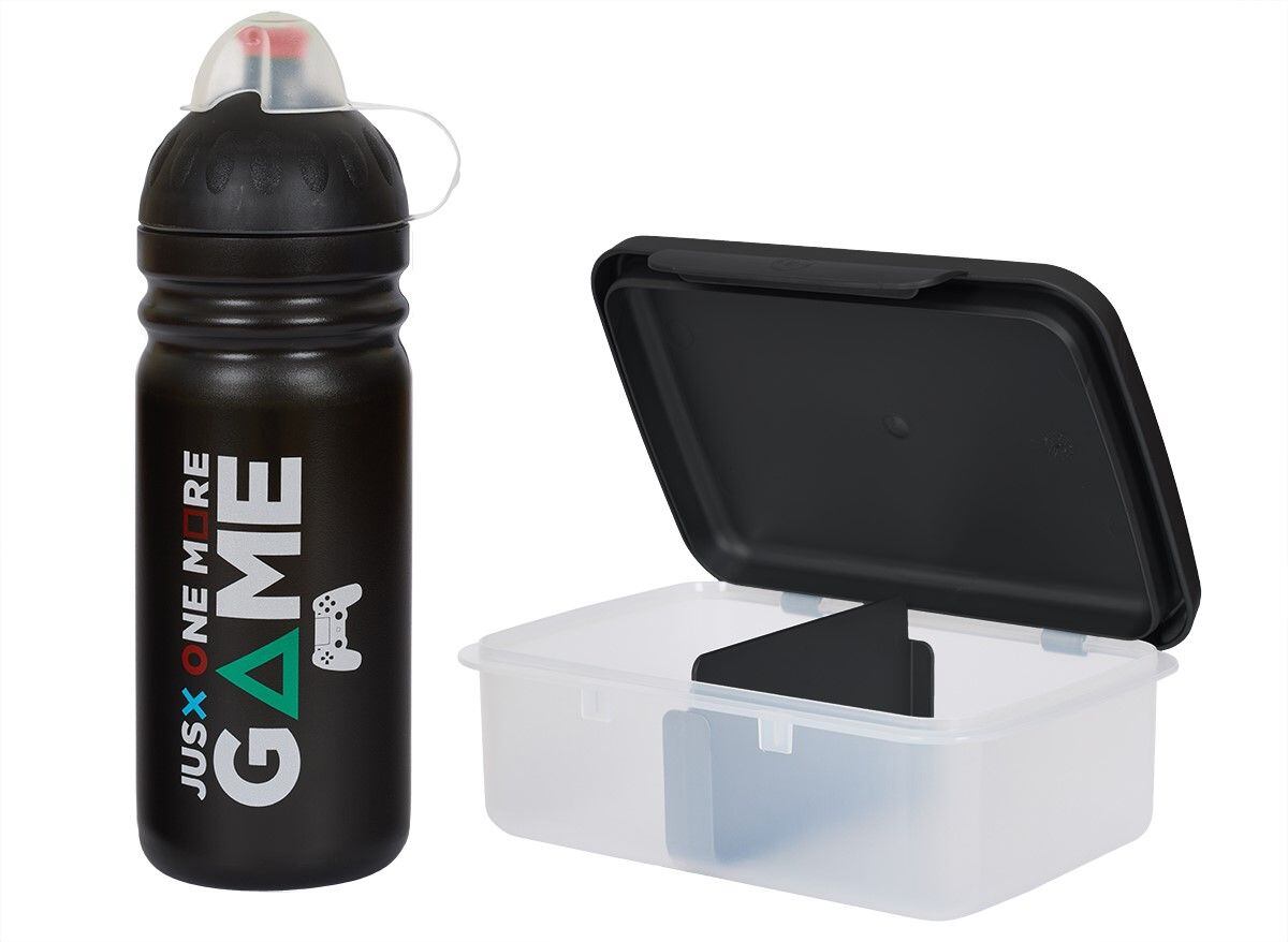 ZDRAVÁ LAHEV® SET ZDRAVÁ LAHEV A ZDRAVÁ SVÁČA svačinový box a lahev 0,7l Game