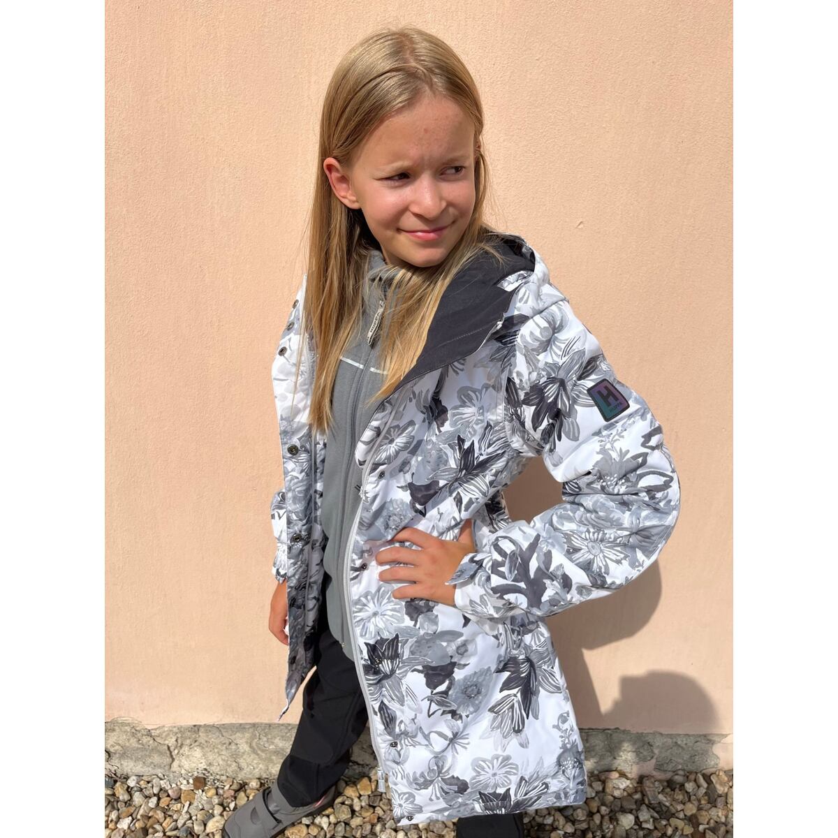 Huppa Dětská fleecová bunda Bennie gray