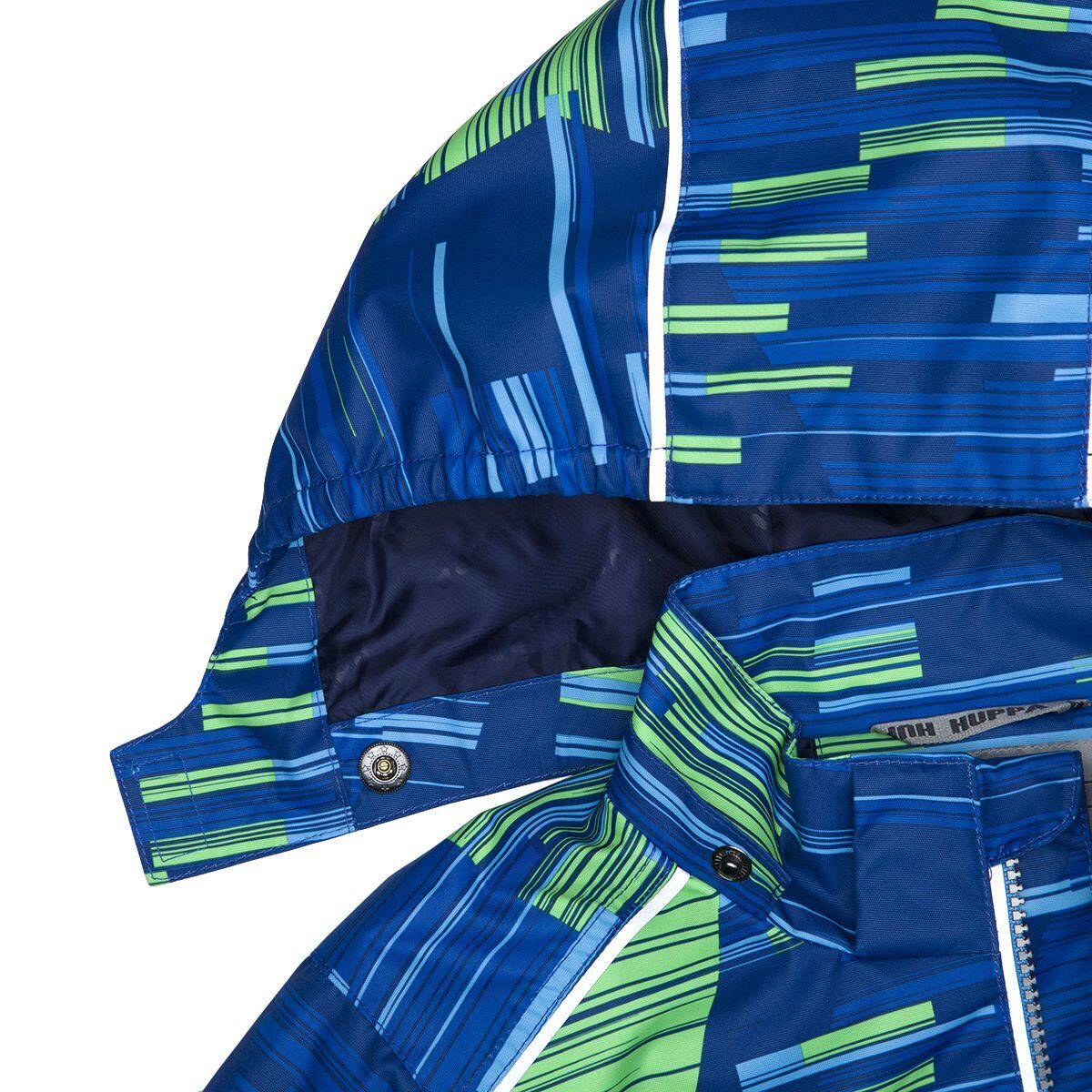 Huppa Dětská nepromokavá bunda Terrel blue pattern