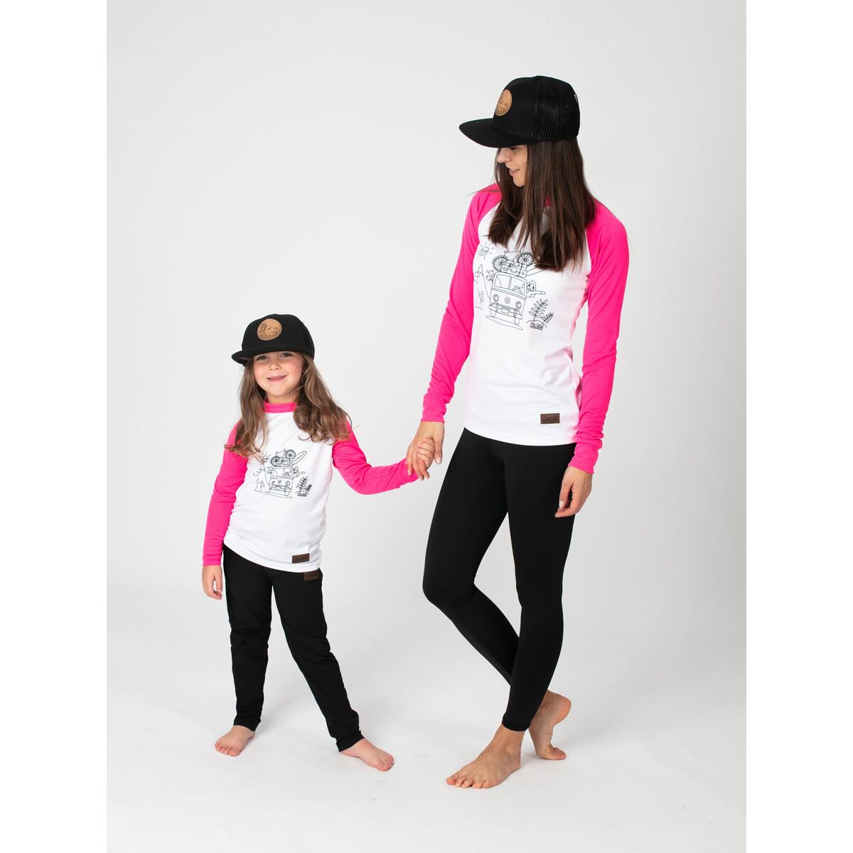 Promaledobrodruhy Dětské funkční UV tričko CoolMax dlouhý rukáv pink