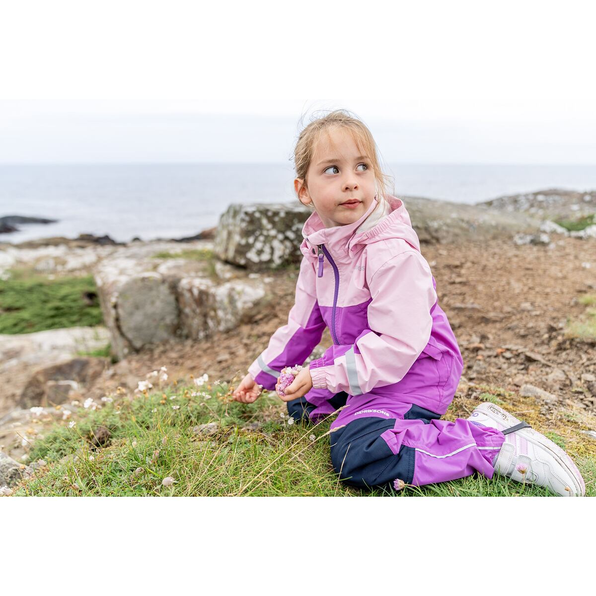 Didriksons Dětská nepromokavá bunda Pilvi tulip purple - ROSTOUCÍ