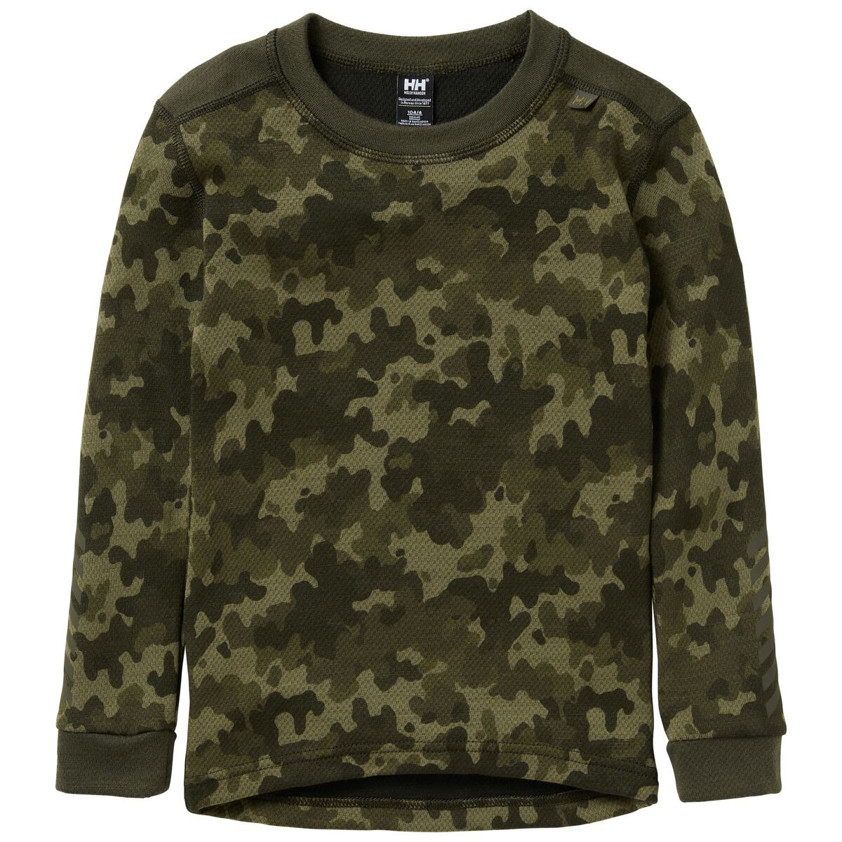 Helly Hansen Dětské termoprádlo Graphic LIFA® Merino Wool set - utility green camo
