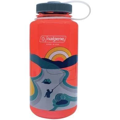 Nalgene Lahev Wide Mouth 1000 ml Retro pomegranate
