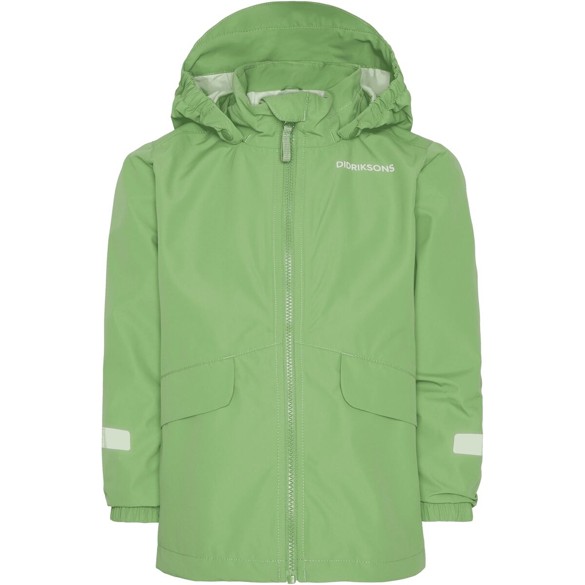 Didriksons Dětská nepromokavá bunda Norma algae green - ROSTOUCÍ