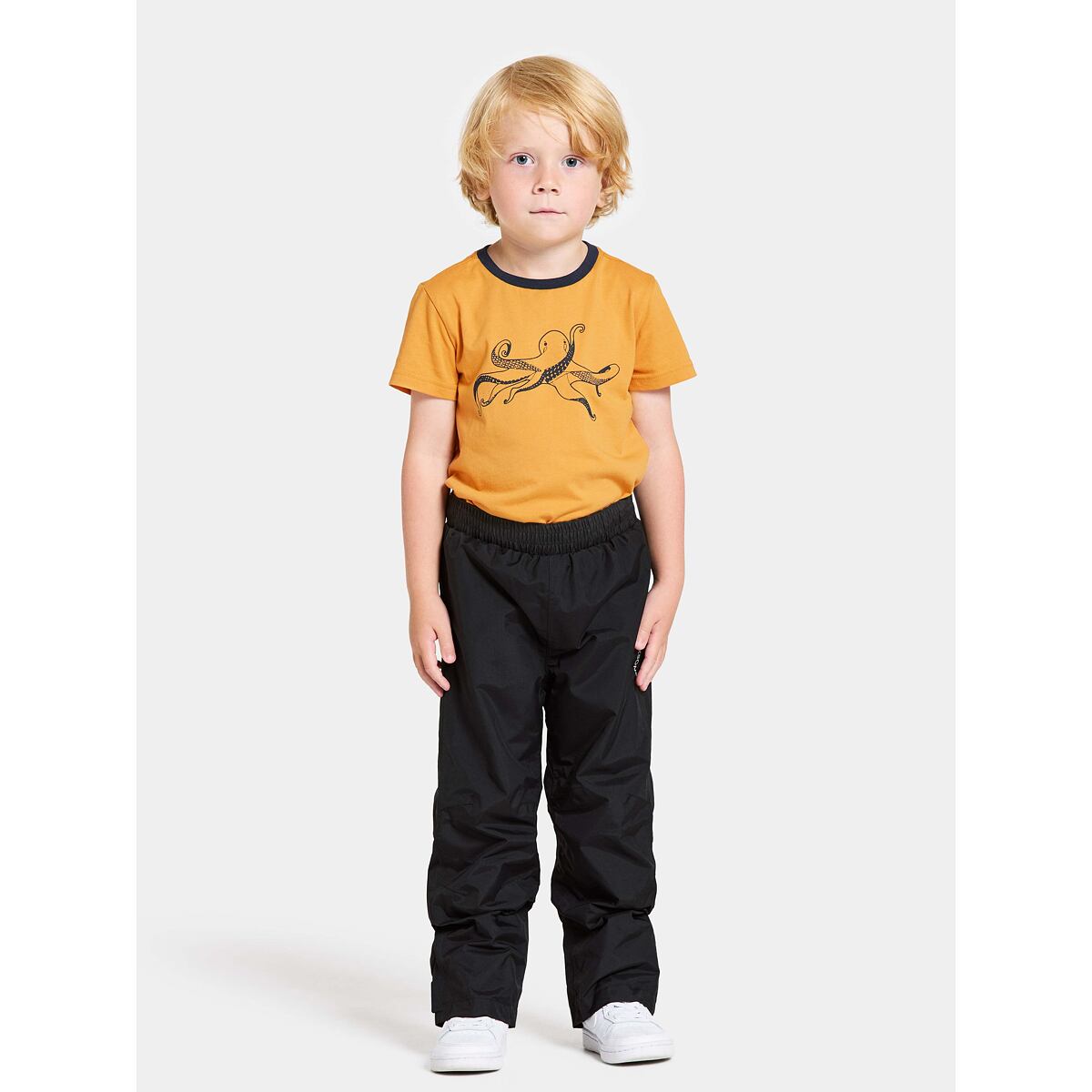 Didriksons Dětské nepromokavé kalhoty Avan black - ROSTOUCÍ