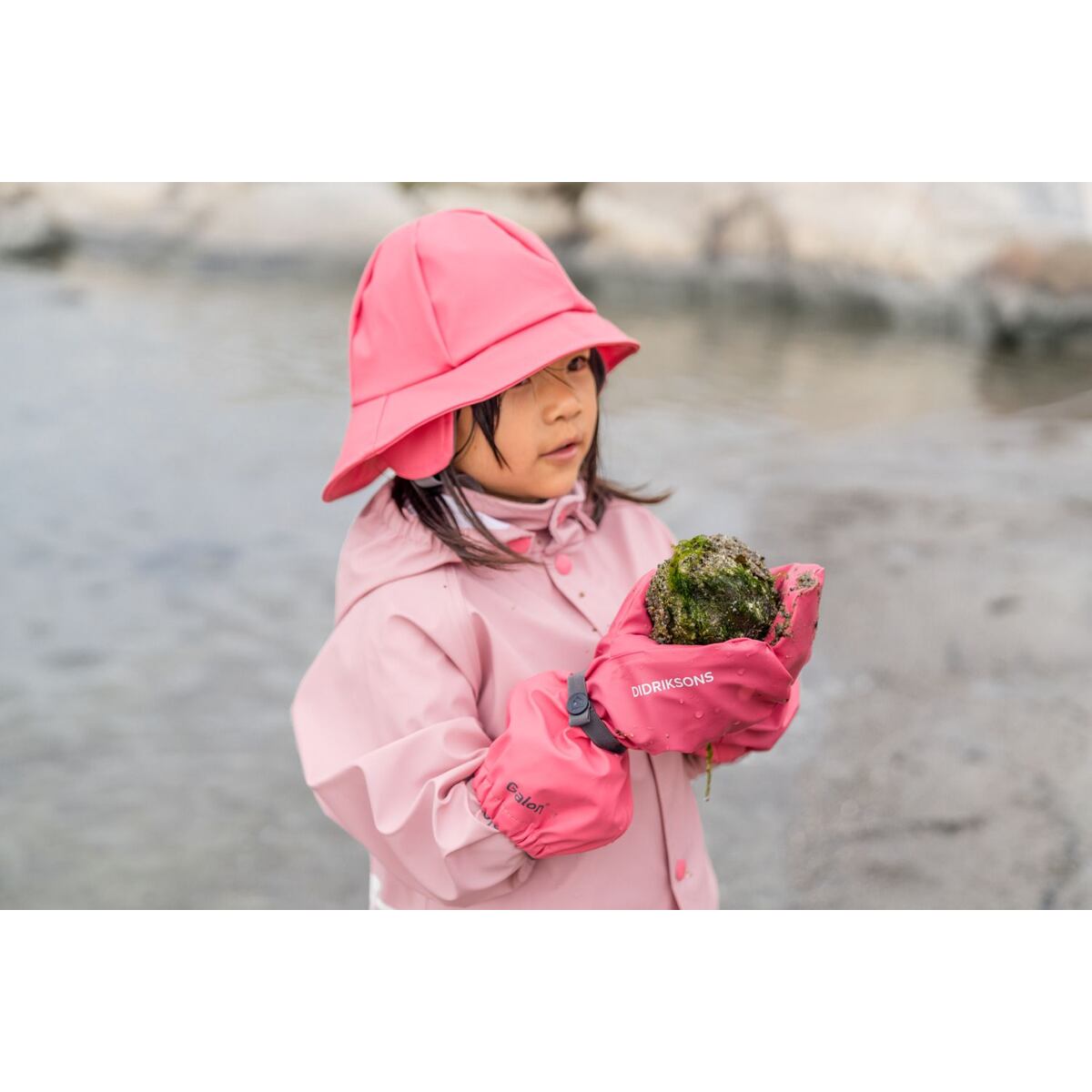 Didriksons Dětský klobouk do deště Southwest dusty azalea