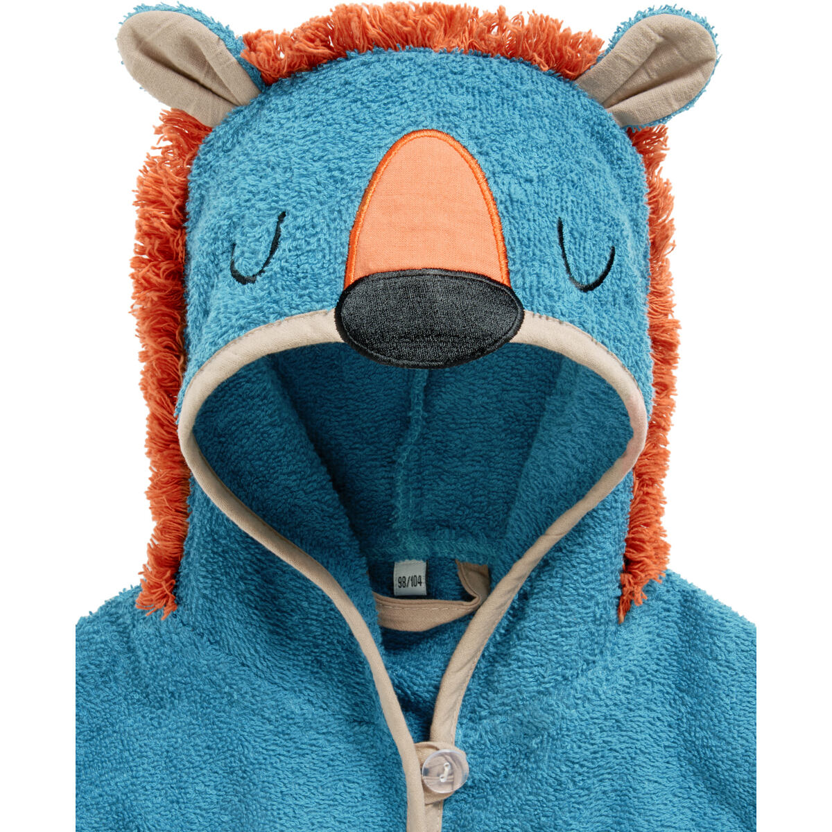 Playshoes Dětský župan Jungle petrol - froté