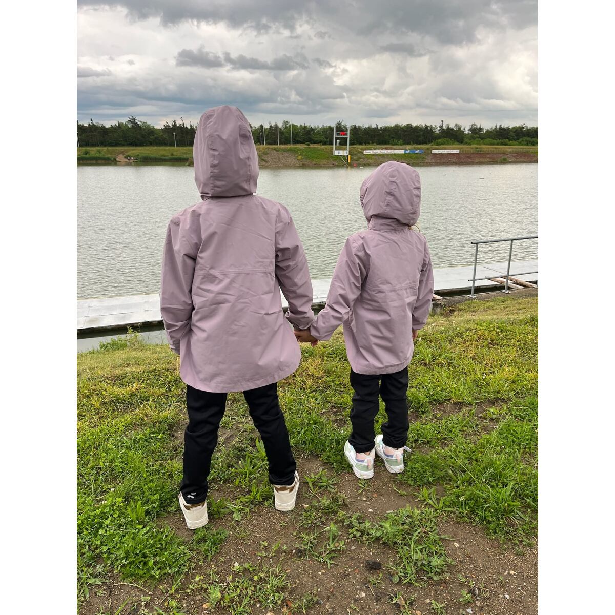 Didriksons Dětská nepromokavá bunda Meliss dusty lilac - ROSTOUCÍ