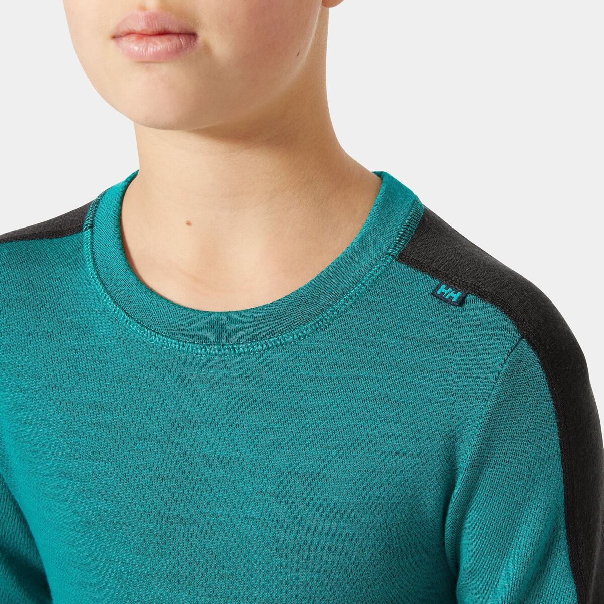 Helly Hansen Juniorské termoprádlo JR LIFA® Merino Midweight set - green