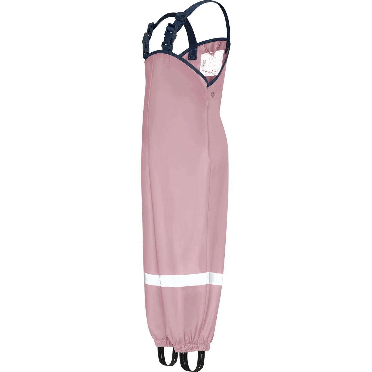 Playshoes Dětské kalhoty do deště pastelově růžové