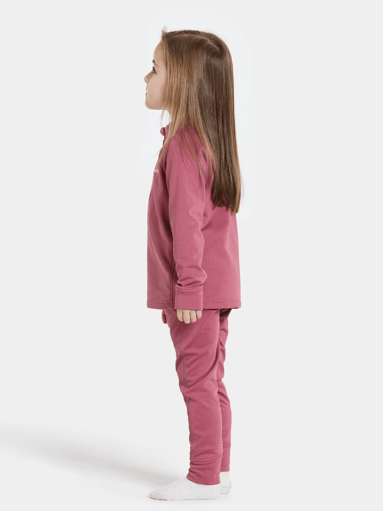 Didriksons Dětské termoprádlo Jadis set heather pink