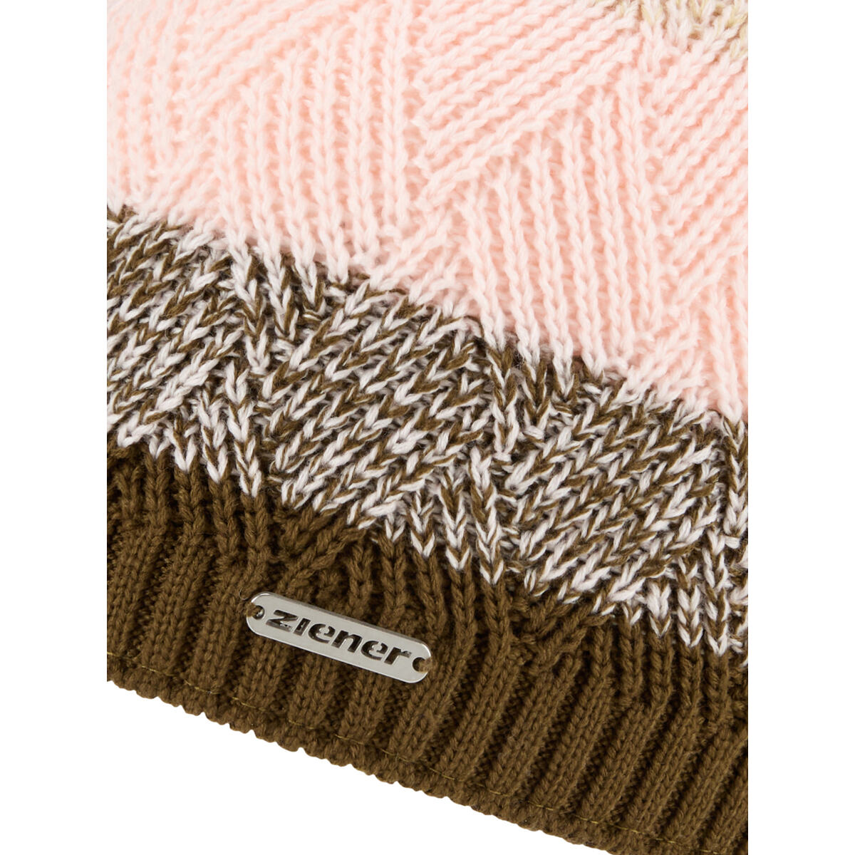 Ziener Zimní čepice Ixia s bambulí - shell pink
