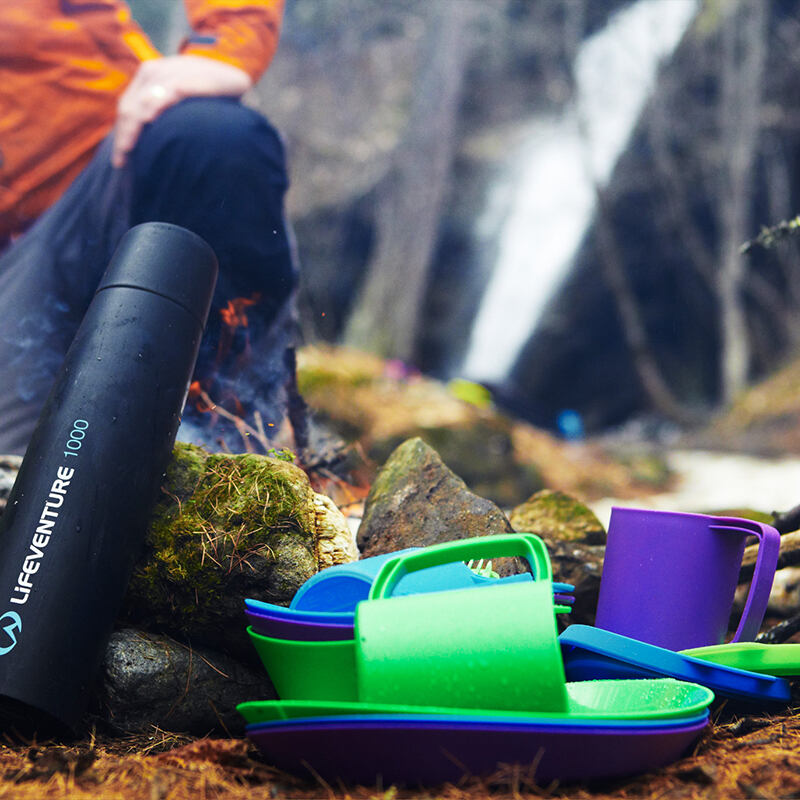 LifeVenture Sada nádobí Ellipse 4-Piece Set navy blue