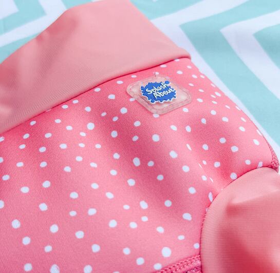 Splash About Dětské plenkové plavky Happy Nappy Pink Dotty