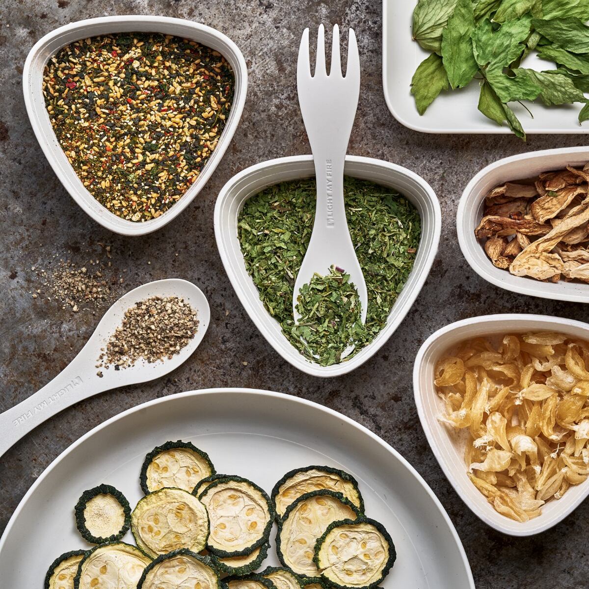 Light my fire Sada dvou krabiček s víčkem SnapBox original 2-pack sagegreen