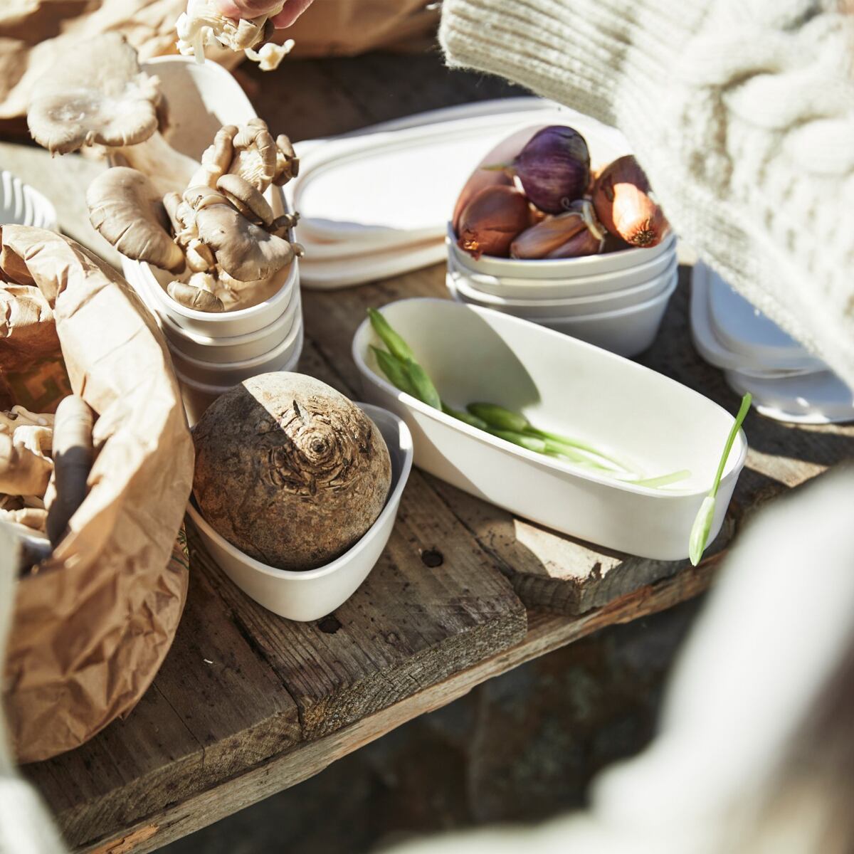 Light my fire Sada dvou krabiček s víčkem SnapBox original 2-pack cream