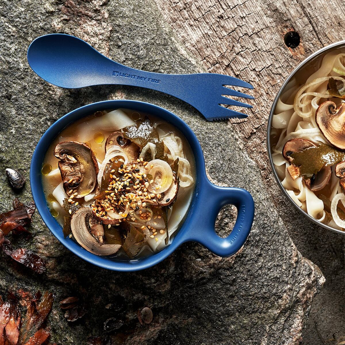 Light my fire Cestovní miska s uchem Swedish Kåsa mistypurple