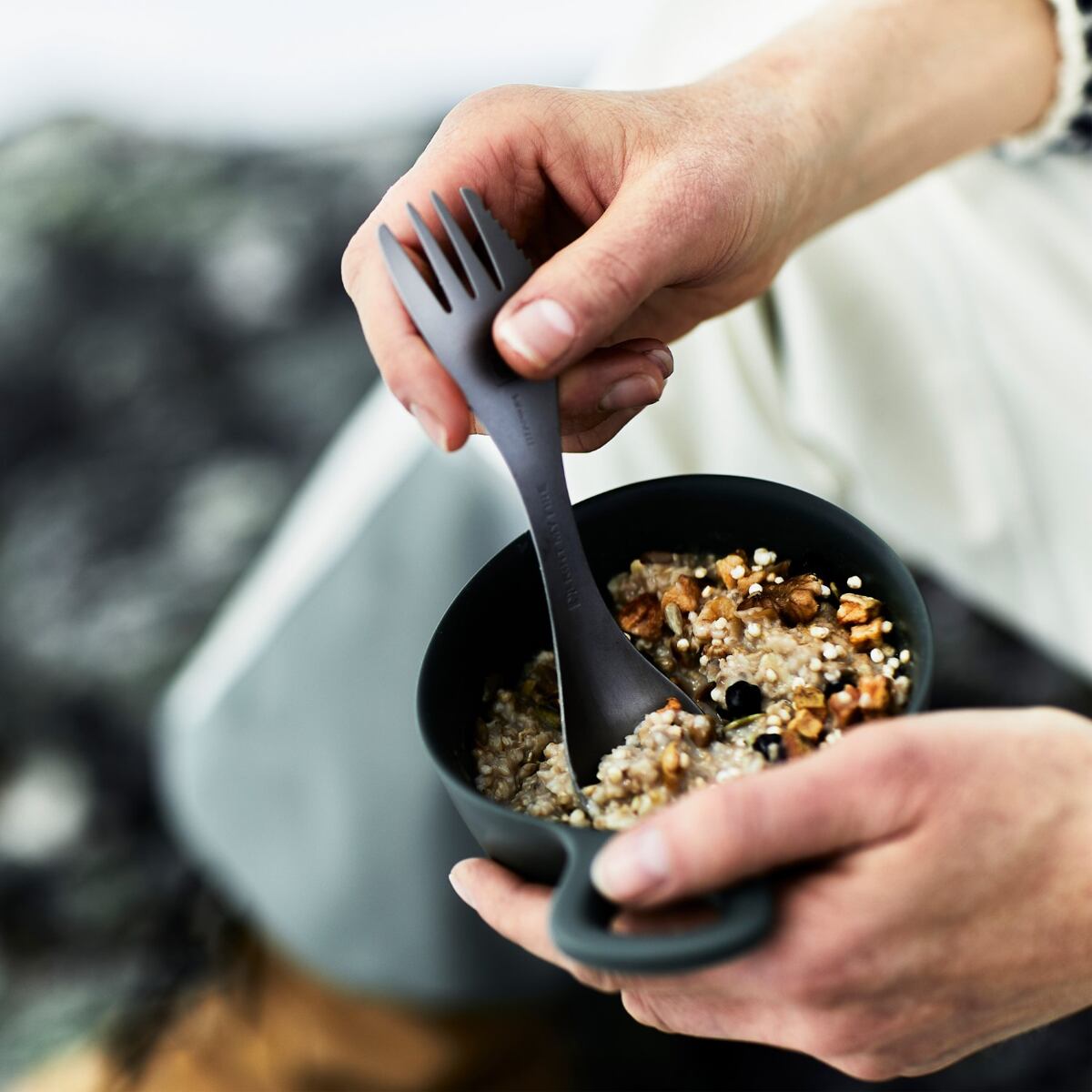 Light my fire Cestovní miska s uchem Swedish Kåsa cocoa