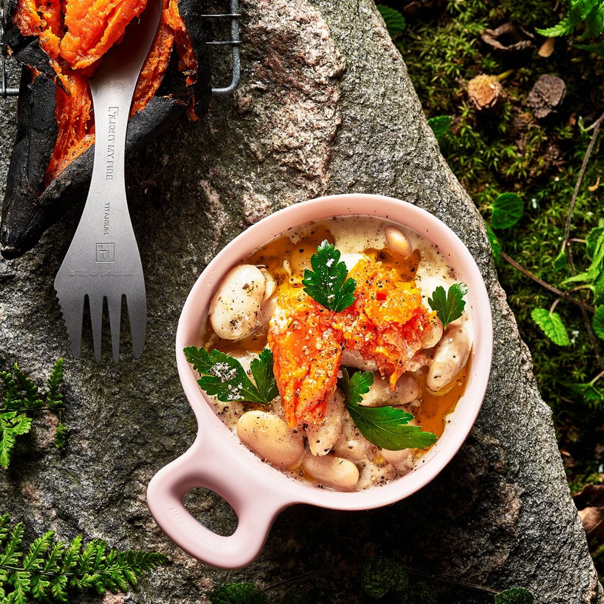 Light my fire Cestovní miska s uchem Swedish Kåsa cocoa