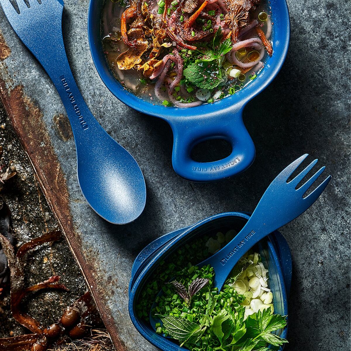 Light my fire Cestovní příbor Swedish Spork original rustyorange