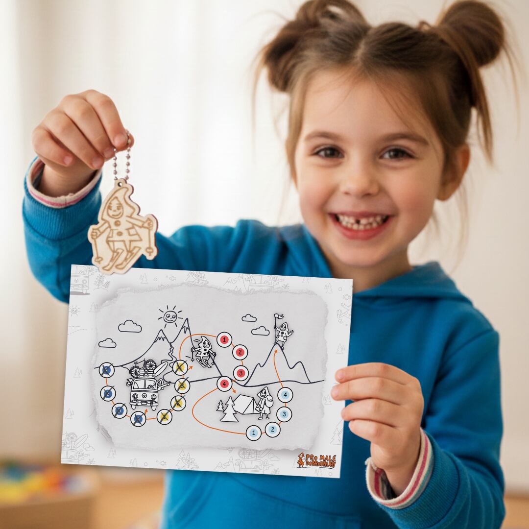 Promaledobrodruhy 4 kroky k DOBROdružství s - sada přívěsků dobrodruhů s úkoly