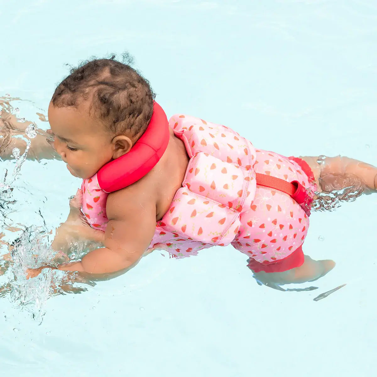Splash About Dětská plovací vesta Early Years Swim Vest Strawberry Field