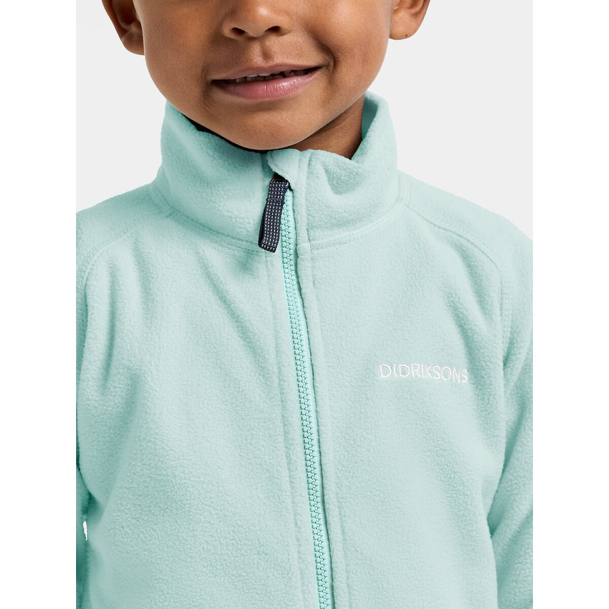 Didriksons Dětská fleecová mikina Monte ocean mint