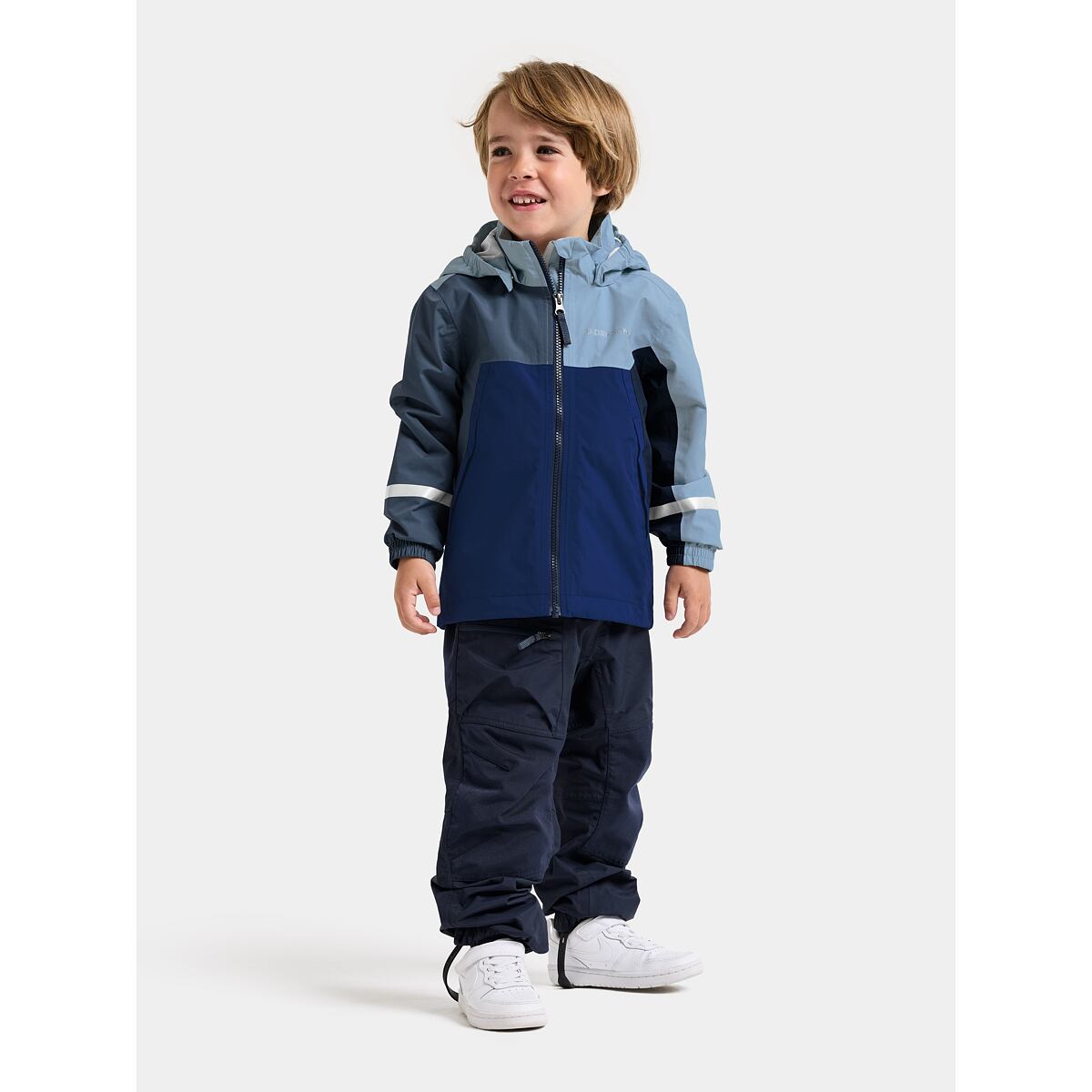 Didriksons Dětská nepromokavá bunda Pilvi blue fog - ROSTOUCÍ