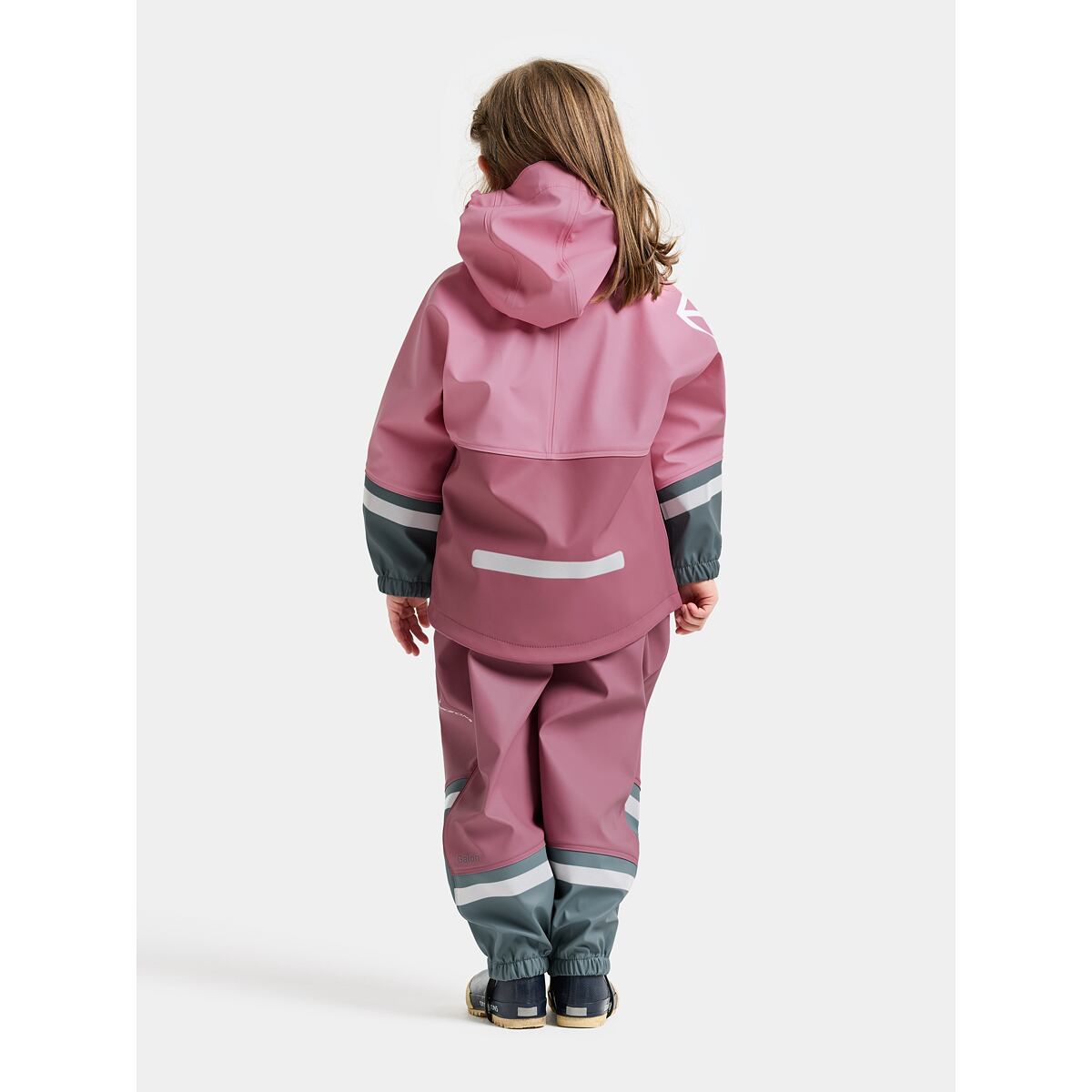 Didriksons Dětský set do deště Waterman light heather pink