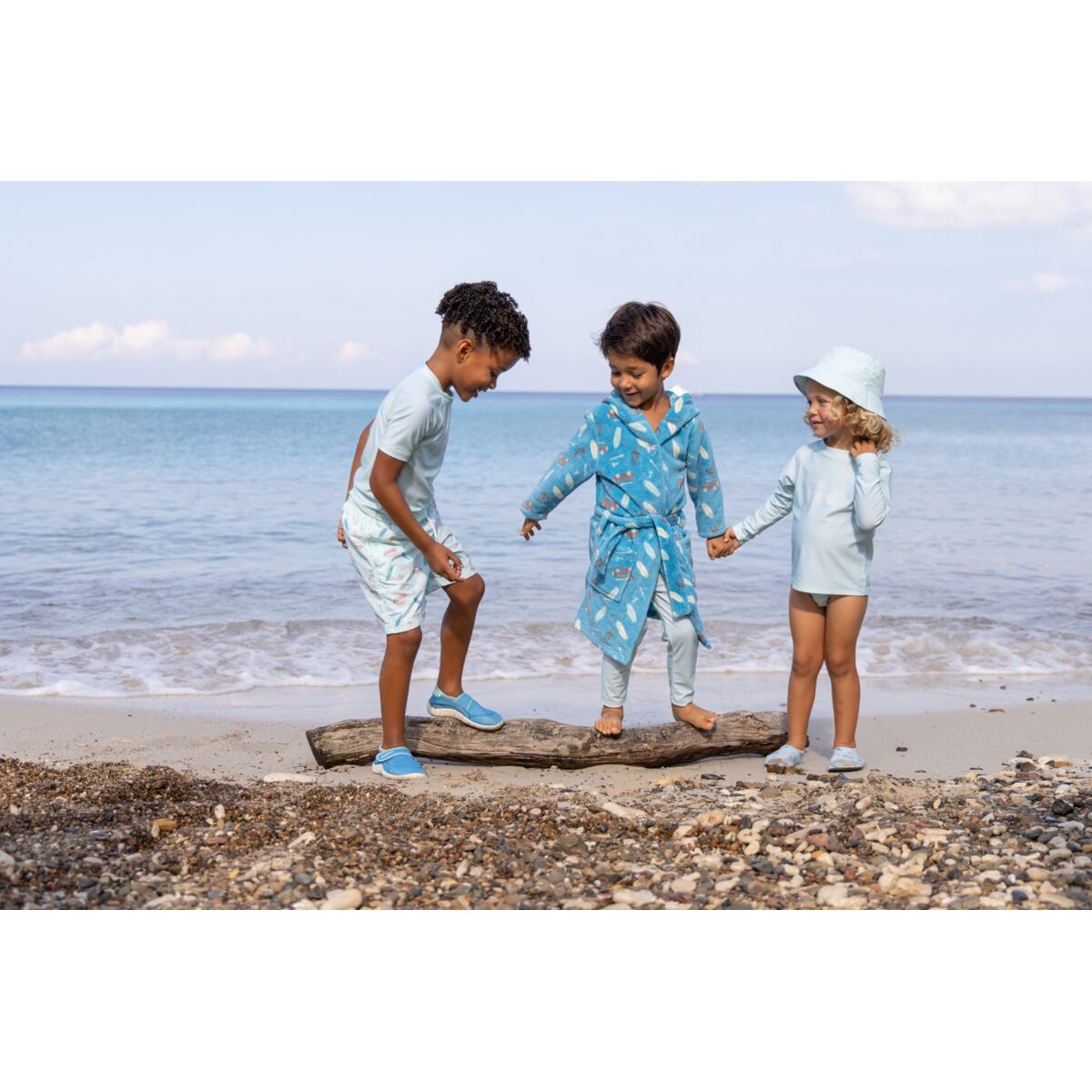 Playshoes Chlapecké UV kraťasy Surfbus - mint green