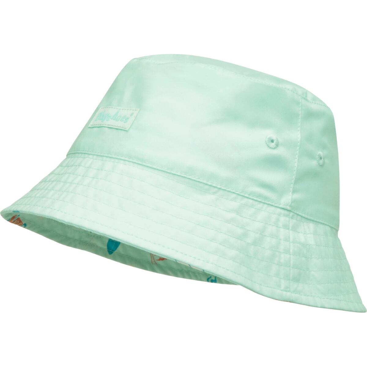 Playshoes Dětský UV klobouk Surfbus oboustranný - mint green