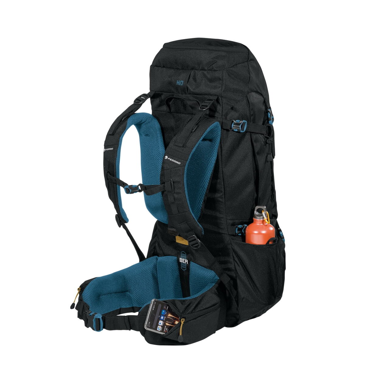 Ferrino Turistický batoh Appalachian 55 l black