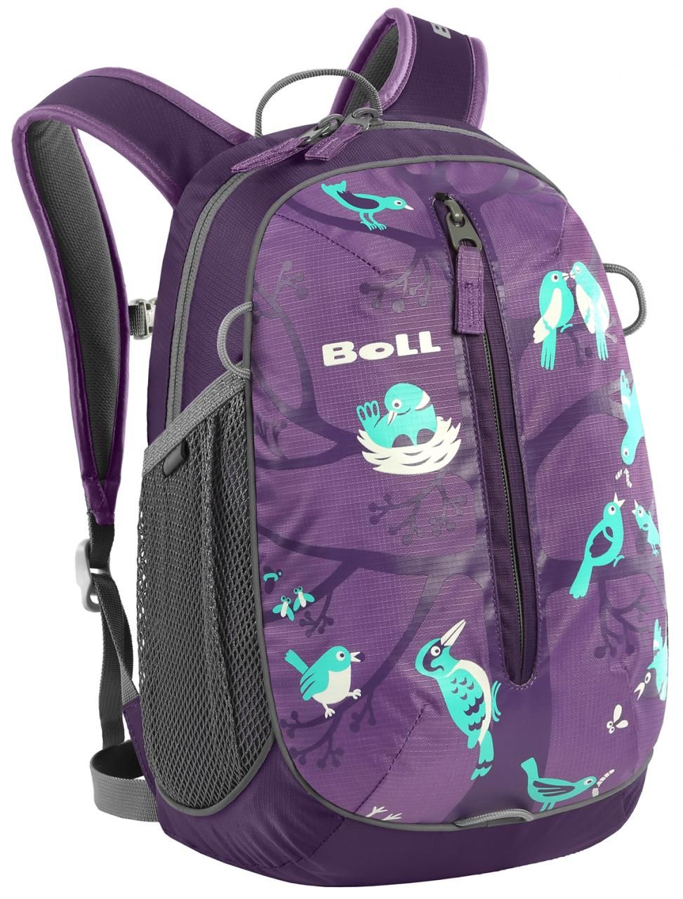 Dětský batoh Boll Roo lavender 12 l s plyšákem Myškou