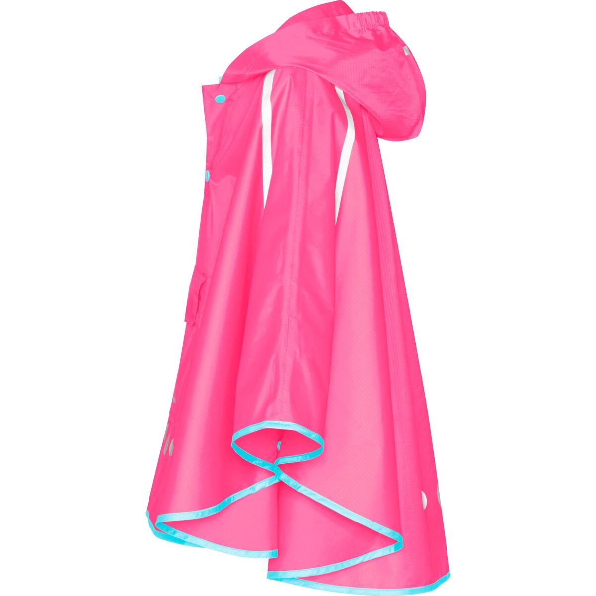 Playshoes Dětská pláštěnka neonově růžová - pončo