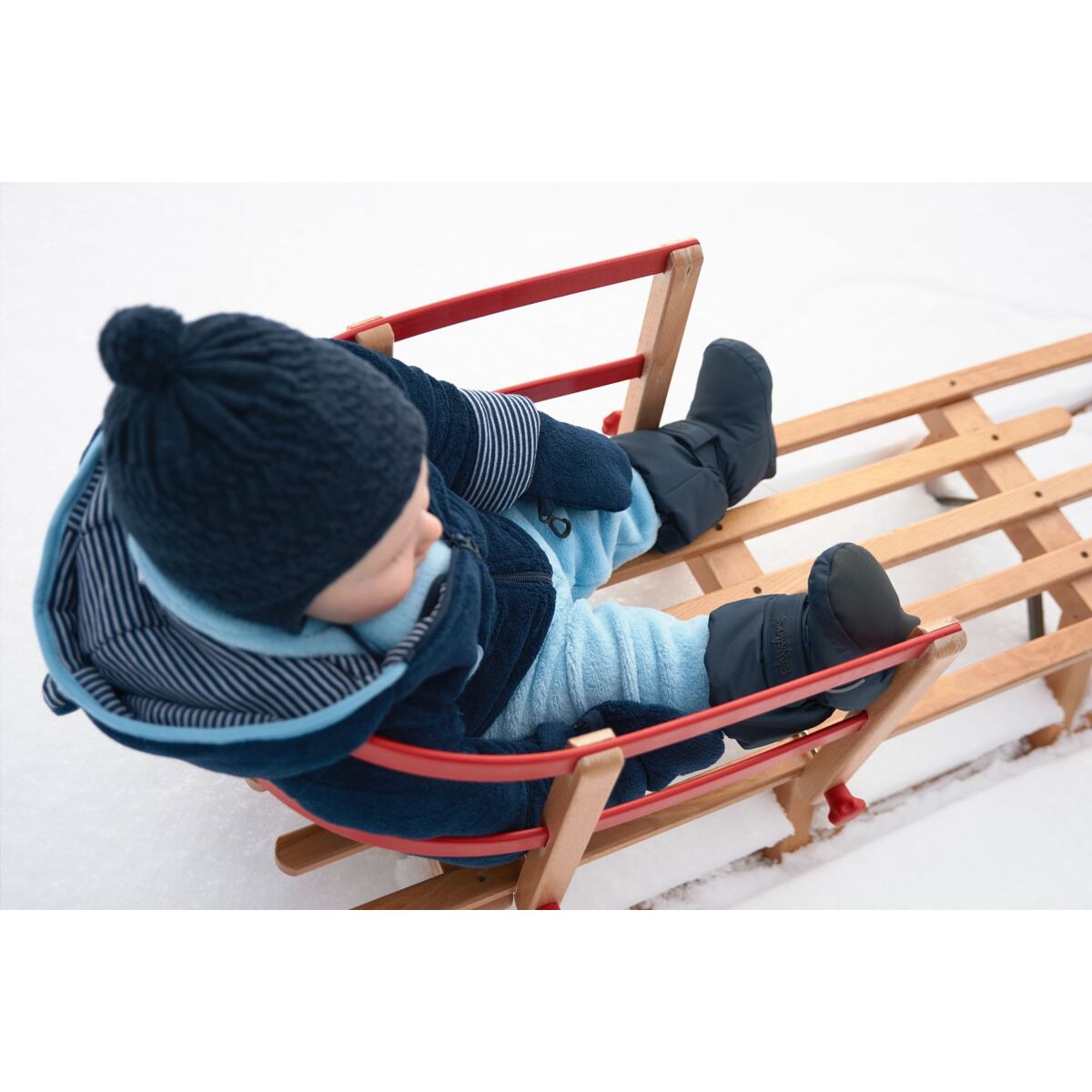 Playshoes Dětské zimní capáčky Thermo bootie tmavě modré