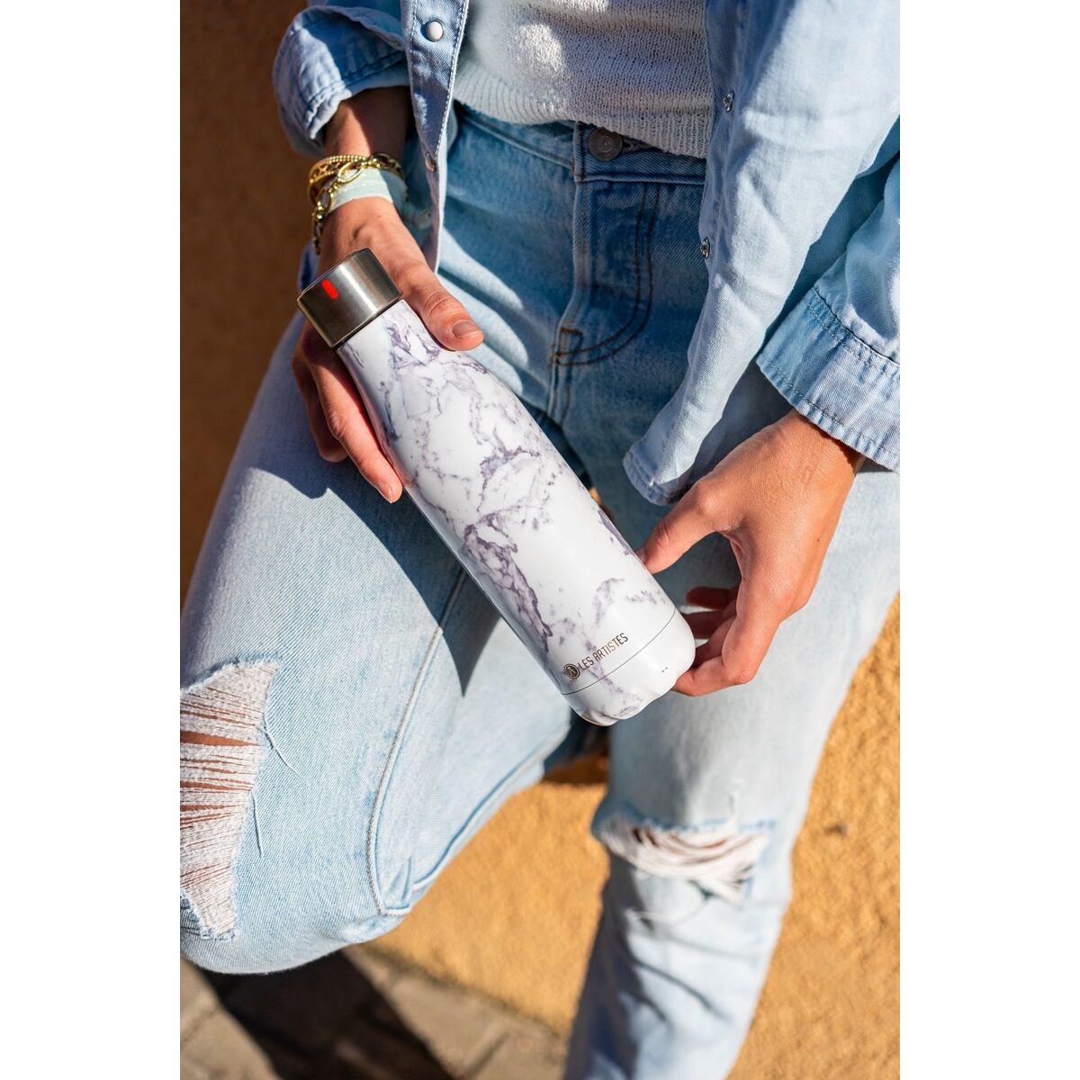 Les Artistes Termoska Bottle Up 500ml Marble