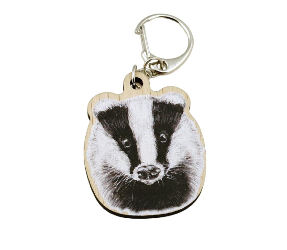 Lesní svět Dřevěný přívěsek na klíče zvíře