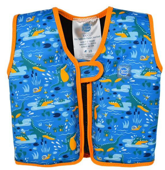 Splash About Dětská plovací vesta s plováčky Croc Creek