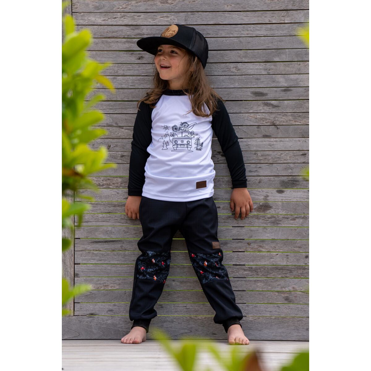 Promaledobrodruhy Dětské funkční UV tričko CoolMax dlouhý rukáv black