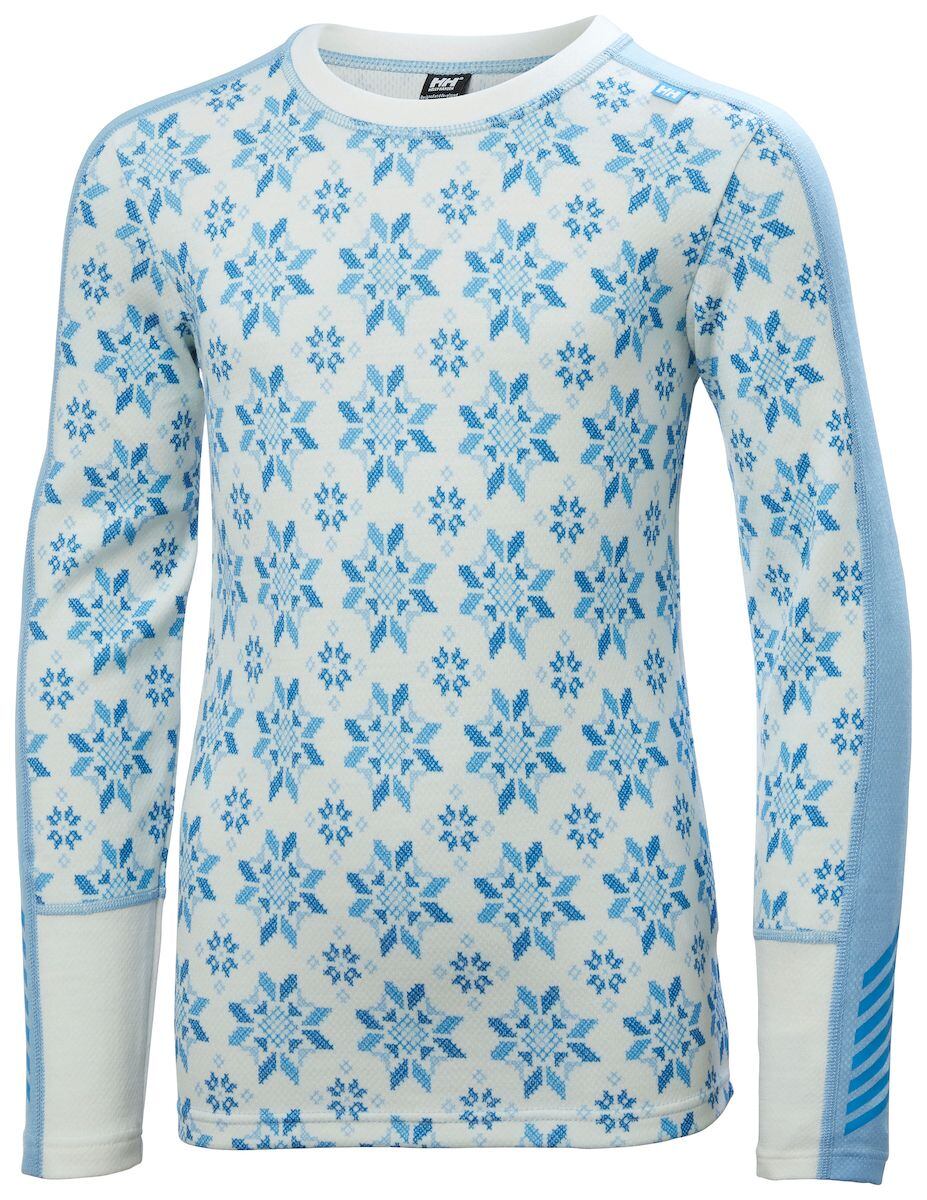 Helly Hansen Juniorské termoprádlo JR Graphic Lifa Merino set - bright blue