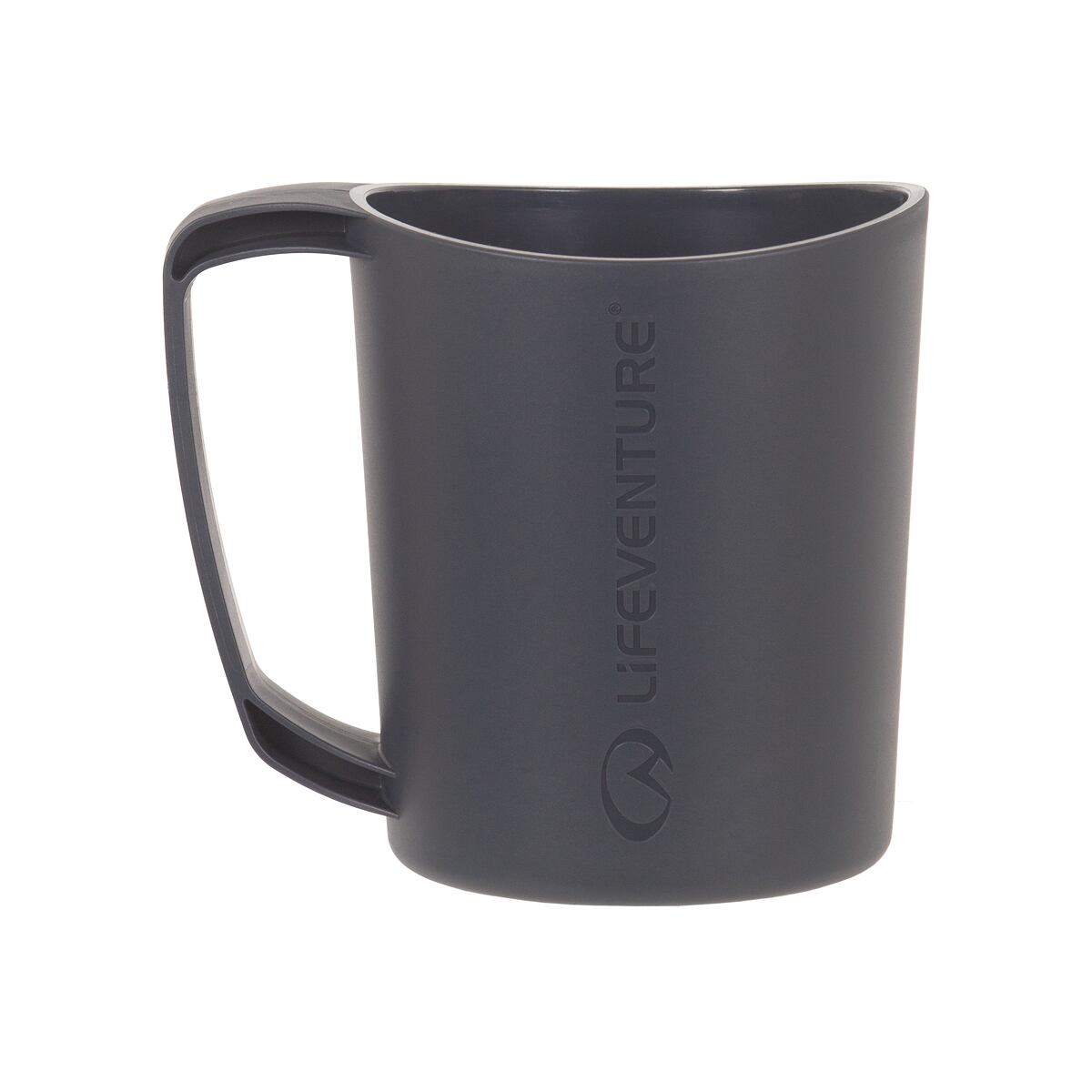 LifeVenture Hrnek Ellipse Big Mug 450 ml - graphite
