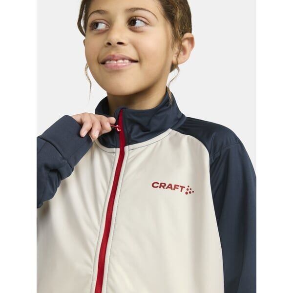 Craft Dětská zateplená bunda Core Warm XC junior dvouvrstvá