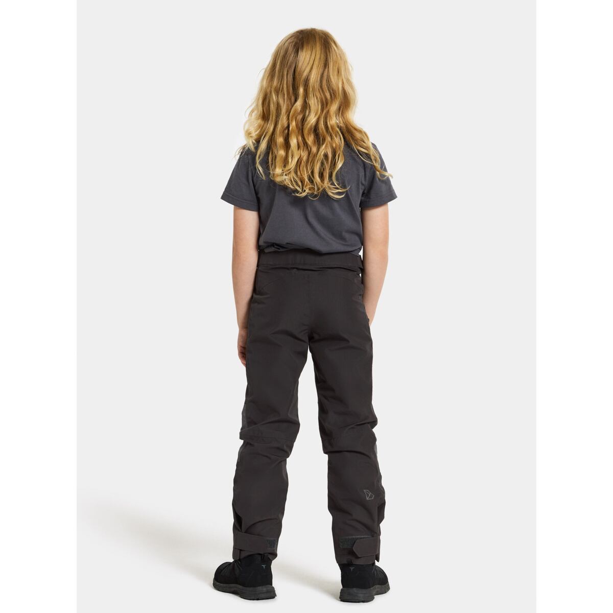 Didriksons Dětské nepromokavé kalhoty Svalört black - ROSTOUCÍ