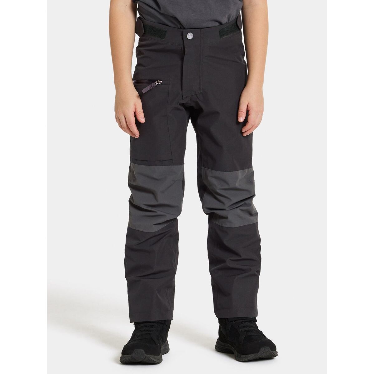 Didriksons Dětské nepromokavé kalhoty Svalört black - ROSTOUCÍ