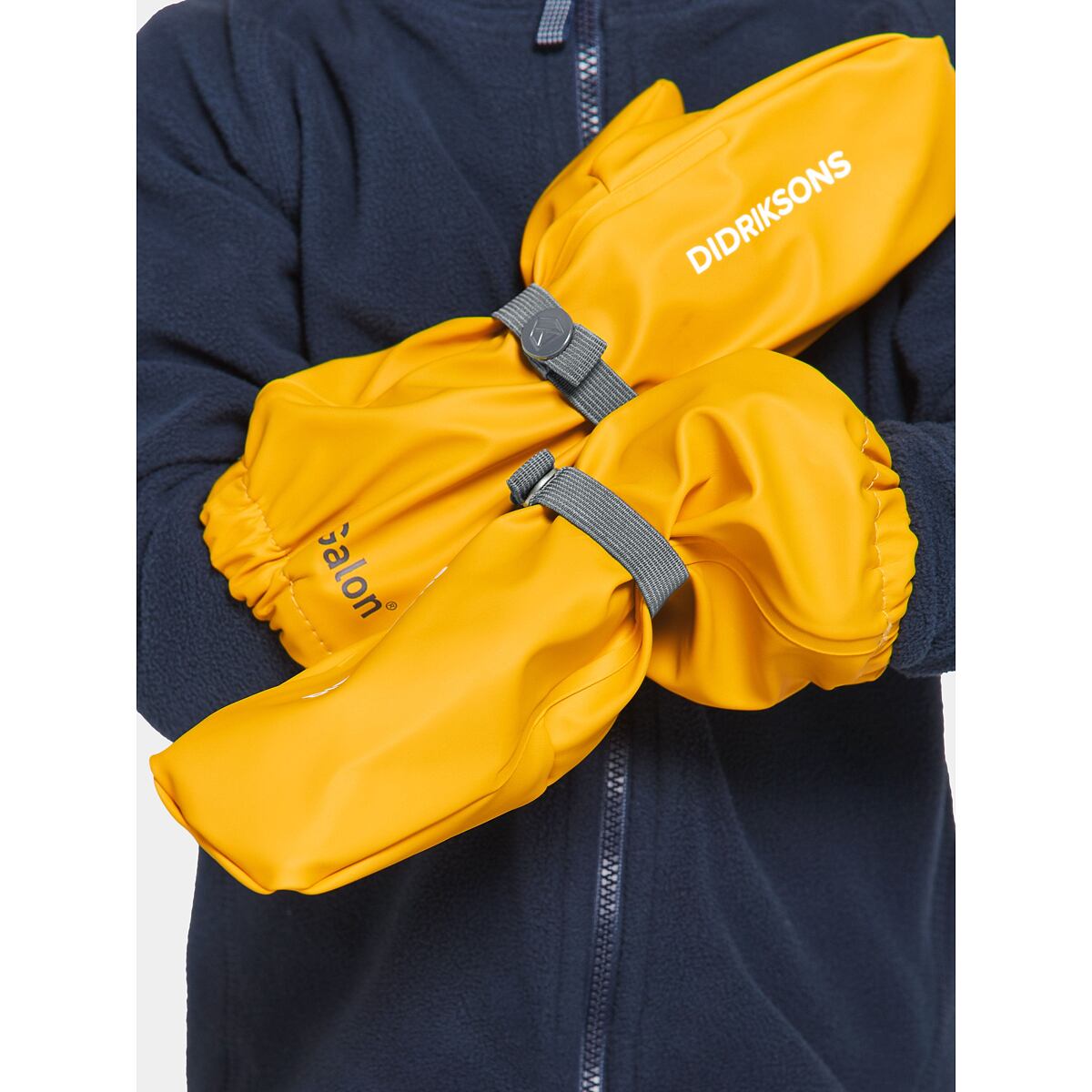 Didriksons Dětské rukavice do deště Glove 5 oat yellow