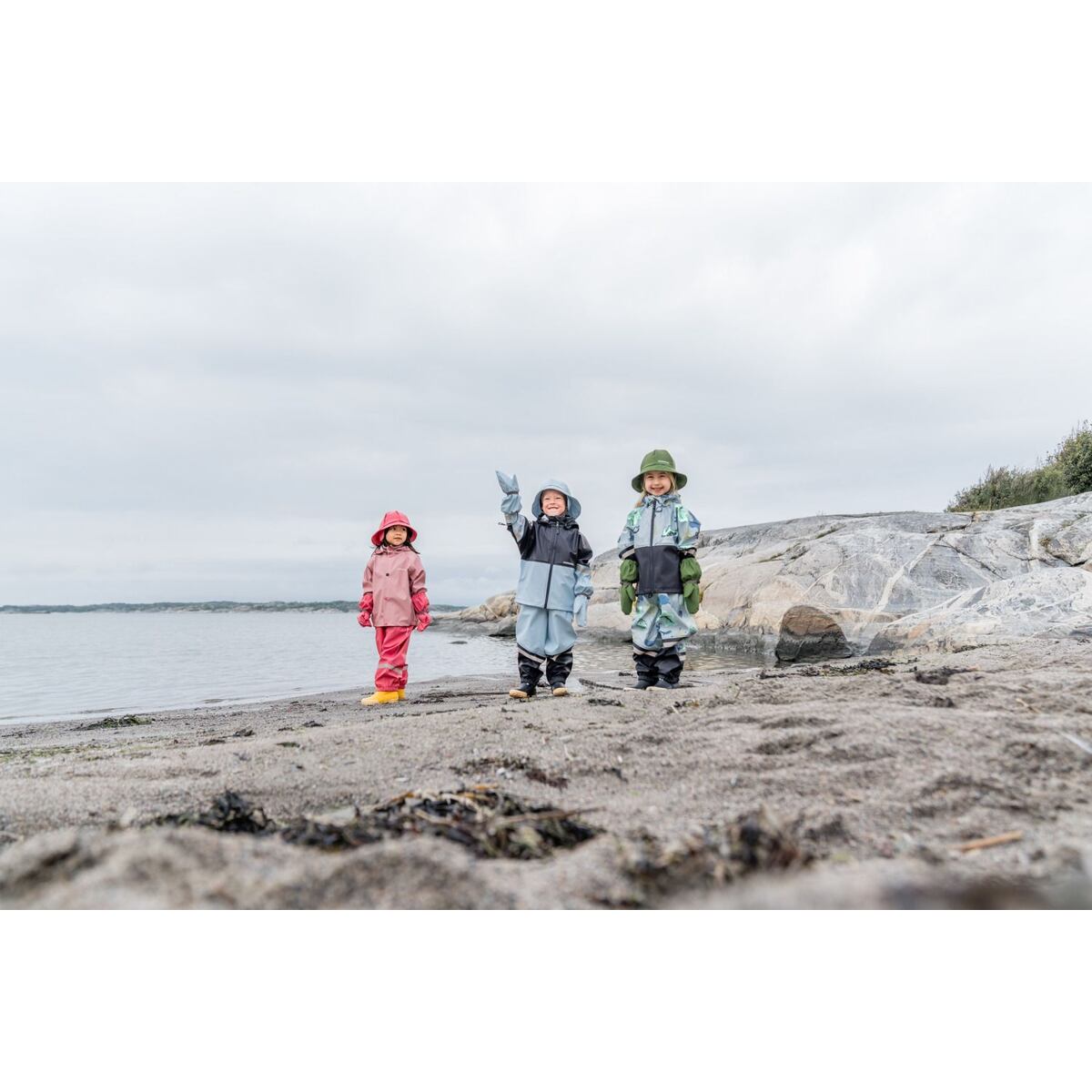 Didriksons Dětský klobouk do deště Southwest dusty azalea